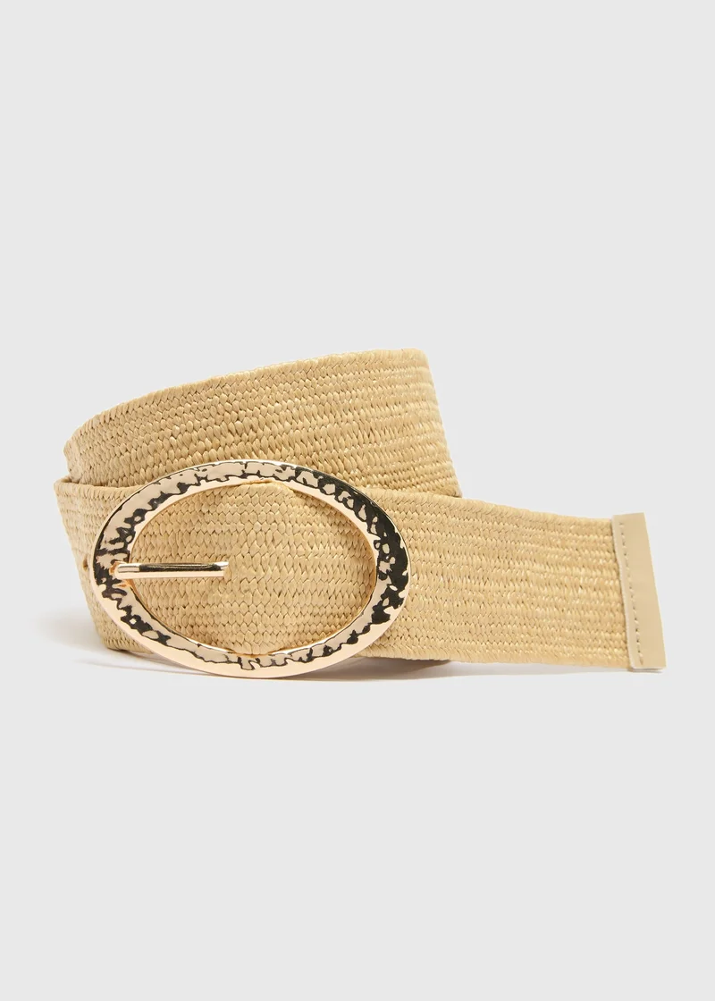 ماتلان Natural Raffia Belt